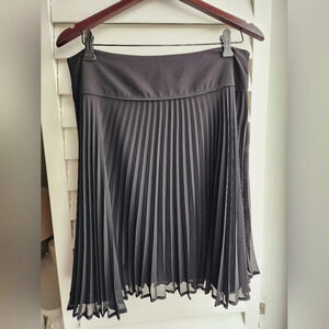 INC Pleated Skirt Black International Concepts Length 21" Waist 16 1/2"